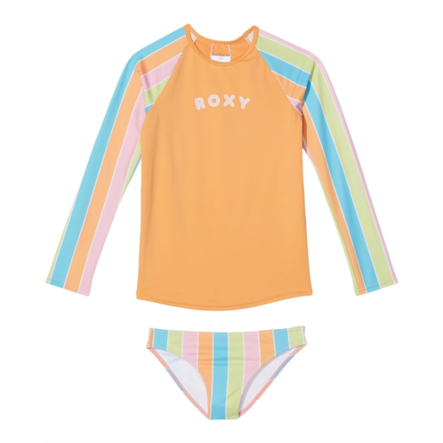 Roxy Kids Colors Of The Sun Long Sleeve Lycra Set (Toddler/Little Kids/Big Kids)