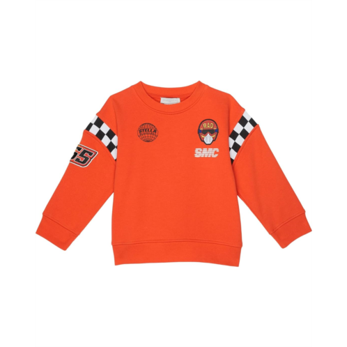 Stella McCartney Kids Sweatshirt with Motorcross Print (Toddler/Little Kids/Big Kids)