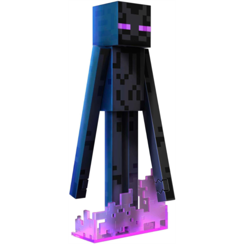 Mattel Minecraft Diamond Level Enderman Action Figure & Die-Cast Accessories, Collectible Toy Inspired by Video Game, 5.5 inch