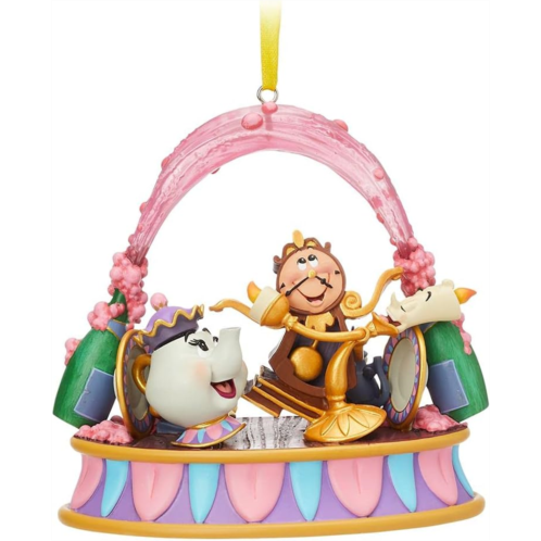 Disney Lumiere and Friends Singing Living Magic Sketchbook Ornament - Beauty and The Beast