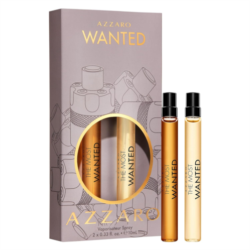 Azzaro The Most Wanted Mens Cologne Discovery Set - 2-Piece Holiday Fragrance Sample Kit Includes 2 Travel Size Sprays ? The Most Wanted Eau de Parfum Intense & The Most Wanted Par