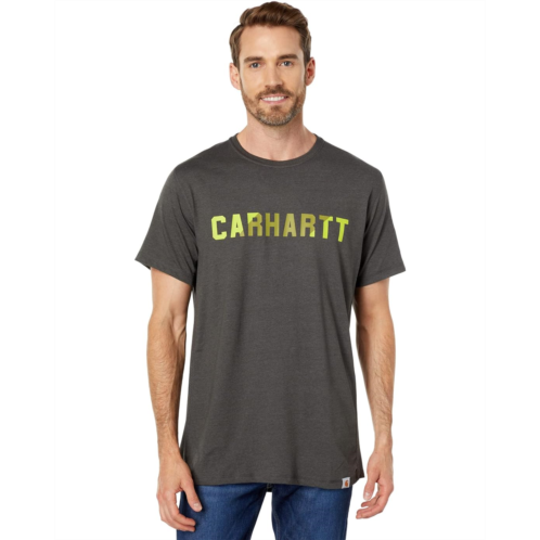Carhartt Force Relaxed Fit Midweight Short Sleeve Block Logo Graphic T-Shirt