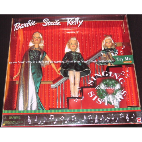 Barbie Holiday Singing Sisters Stacie Kelly Dolls Sing Deck The Halls (2000)