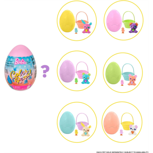 Mattel - Barbie Color Reveal Easter Egg, One Surprise Color Reveal with Each Transaction