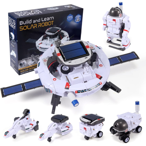 COBFDHA STEM Projects Toys for Kids Ages 8-12, Solar Robot Science Kits Gifts for 8-14 Year Old Teen Boys Girls, 120Pcs Building Experiments for Teenage Ages 9 10 11 13