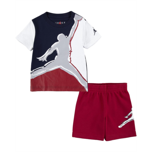 Jordan Kids Painted Jumpman T-Shirt & Shorts Set (Toddler)