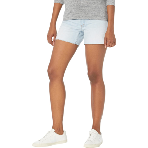 Madewell Maternity Relaxed Denim Shorts in Essen Wash