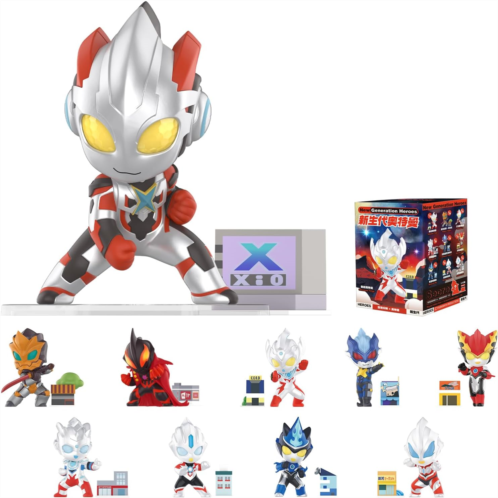 POP MART, Ultraman - New Generation Heroes, 1/9 Set, Collection Toys, Random Box, Gift for Birthday Christmas Party Holiday, Home Decoration