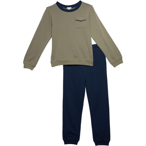 Splendid Littles Pocket Sweatshirt & Pants Set (Toddler/Little Kids/Big Kids)