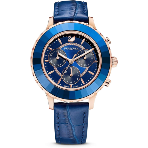 Swarovski Octea Lux Chrono Watch Blue One Size