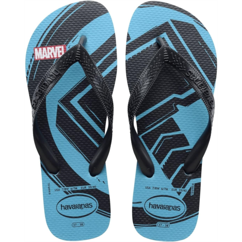 Havaianas Kids Top Marvel Logomania Flip Flop Sandal (Toddler/Little Kid/Big Kid)