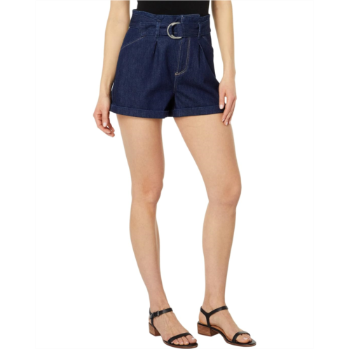 Paige Pleated Carly Shorts Angled Pockets in Baltimore