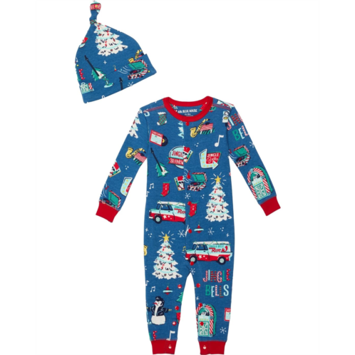 Little Blue House by Hatley Kids Rockin Holidays Coverall & Hat (Infant)