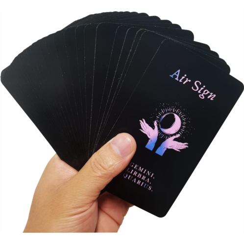Han Yu Bowen Love Oracle Cards,Tarot Cards for Beginners Twin Flame Tarot Cards,Oracle Cards Decks with Meanings on Them Soulmate to Romantic Relationships Oracle Cards (Black (2.7