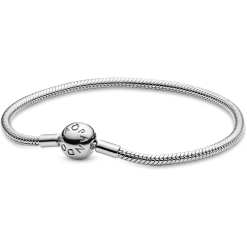 Pandora Moments Snake Chain Bracelet - Compatible Moments Charms - Charm Bracelet for Women