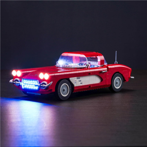 BrickBling LED Light Kit for Lego Corvette 10321 Toy Car, New 2023 Lighting Compatible with Lego Chevrolet Corvette- No Model Included
