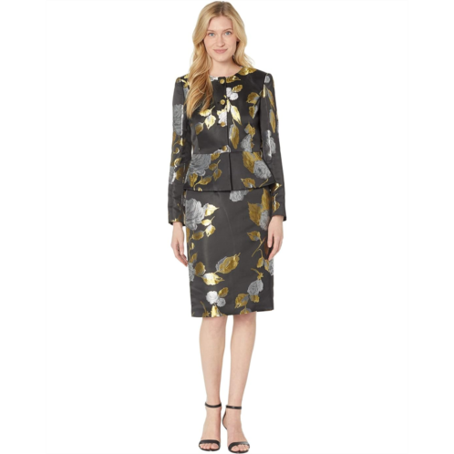 Tahari by ASL Nested Four-Button Jacket and Pencil Skirt
