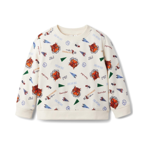 Janie and Jack Printed Pullover Sweatshirt (Toddler/Little Kids/Big Kids)