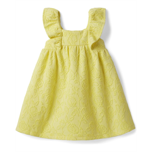 Janie and Jack Mattelesse Flutter Sleeve Dress (Toddler/Little Kids/Big Kids)