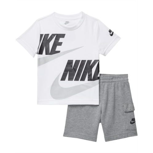 Nike Kids Sportswear T-Shirt and Cargo Shorts Set (Toddler)