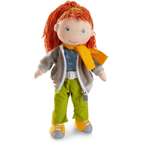 HABA Doll of The Year - Soley 12 Soft Doll - Machine Washable with Red Hair
