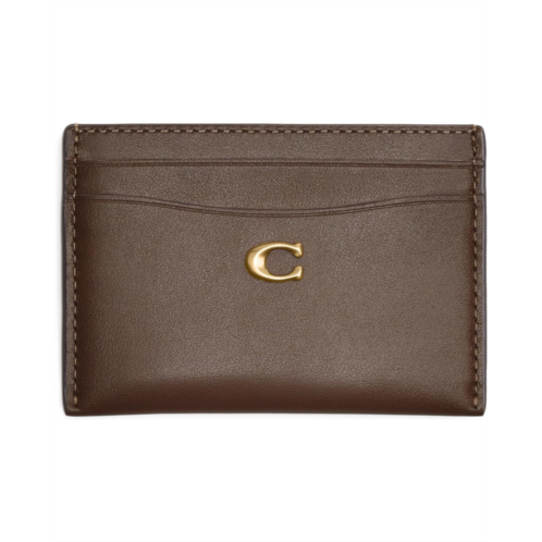COACH Refined Calf Leather Essential Card Case