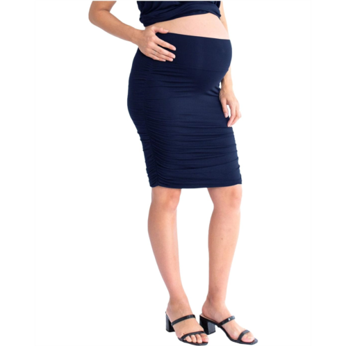 Angel Maternity Maternity Ruched Fitted Skirt