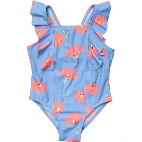 Snapper Rock Beach Bloom Ruffle Shoulder Swimsuit (Infant/Toddler/Little Kids/Big Kids)