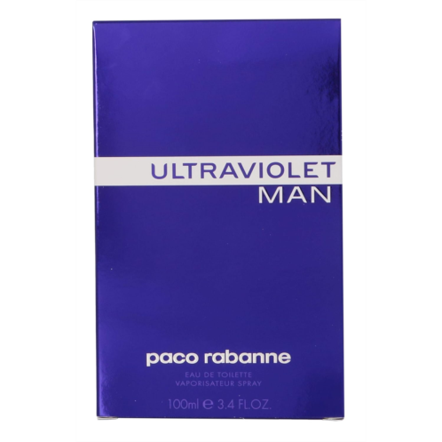 Paco Rabanne Ultraviolet Men Eau-de-toilette Spray, 3.4 Ounce
