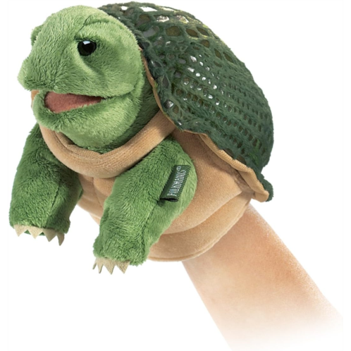 Folkmanis Little Turtle Hand Puppet, Green