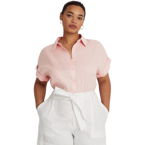 POLO Ralph Lauren LAUREN Ralph Lauren Plus Size Linen Dolman-Sleeve Shirt