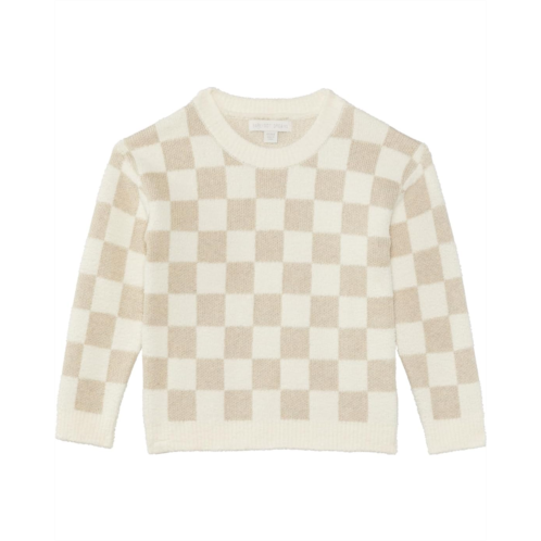 Barefoot Dreams Kids CozyChic Youth Cotton Checkered Pullover (Little Kid/Big Kid)