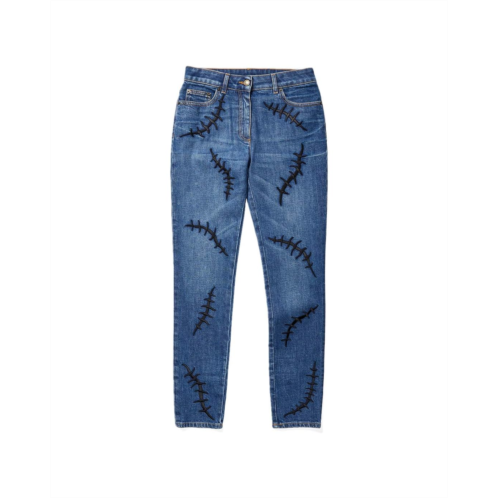 Moschino Franken-Scar Jeans in Blue