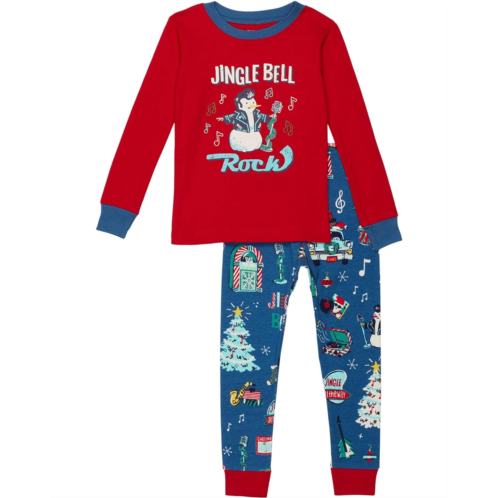 Little Blue House by Hatley Kids Rockin Holidays Applique Pajama Set (Toddler/Little Kids/Big Kids)
