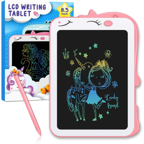 Unicorn Toy Gifts for Girls Boys - CHEERFUN LCD Writing Tablet for Kids Toddler Travel Road Trip Essential Toy Gift for 3+4 5 6 7 8 Year Old Doodle Draw Board Easter Gifts Learning