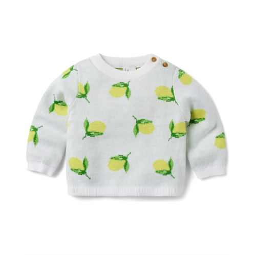 Janie and Jack Lemon Pullover Sweater (Infant)