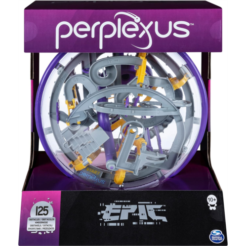 SPIN MASTER GAMES Perplexus, Epic 3D Gravity Maze Game Brain Teaser Fidget Toy Puzzle Ball, for Kids & Adults Ages 10 and Up