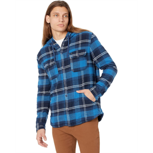 Quiksilver Barton Long Sleeve Hooded Flannel