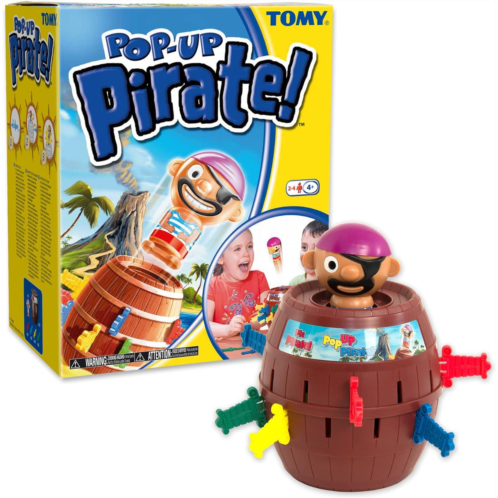 TOMY Pop Up Pirate Board Game - Swashbuckling Kids Games for Family Game Night - Toddler Games - Easter Basket Stuffers for Toddler - Board Games for Kids Ages 4 and Up