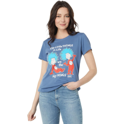 Life is Good Cat In The Hat Thing 1 and Thing 2 Short Sleeve Crusher Tee