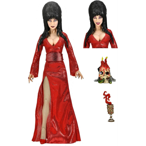 NECA - Elvira - 8” Clothed Action Figure - “Red, Fright, and Boo”
