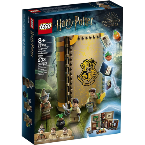 LEGO Harry Potter Hogwarts Moment: Herbology Class 76384 Professor Sprouts Classroom in a Brick Book Playset, New 2021 (233 Pieces)