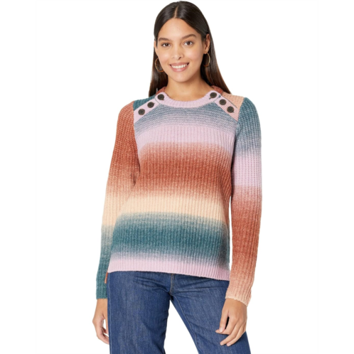 Madewell Space-Dyed Button-Shoulder Pullover Sweater