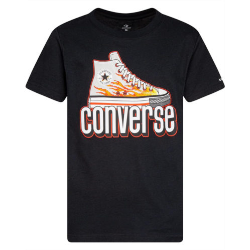 Converse Kids Warped Checkered Sneaker Tee (Big Kids)