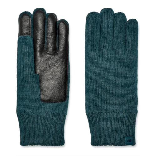 UGG Knit Smart Gloves with Conductive Leather Palm and Recycled Microfur Lining