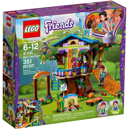 Lego 41335 Friends Heartlake Mias Tree House Playset, Mia and Daniel Mini Dolls, Build and Play Fun Toys for Kids