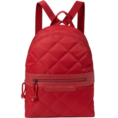 Tommy Hilfiger Daisy Medium Dome Backpack Quilted Smooth Nylon