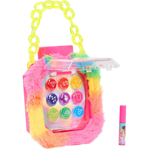 Just Play Barbie Extra Fur Make Up Purse, 9 Shades of Pretend Play Make Up, Multi-Color