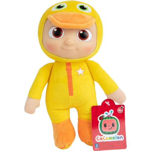 Jazwares CoComelon 8 JJ Plush Toy, Ducky Onsie - Officially Licensed - Soft Stuffed Animal J.J. Duck Doll for Toddlers & Preschoolers - Gift for Kids, Boys & Girls Ages 1-3 - 8 Inches