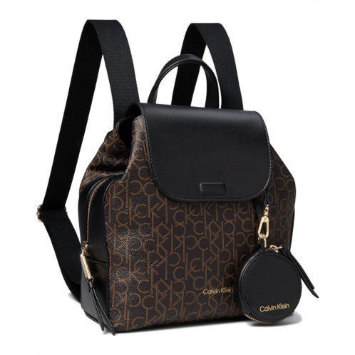 Calvin Klein Millie Triple Compartment Signature Backpack